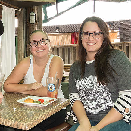 Roland Pratt, Lauren Lundy, and Sarah Coffey