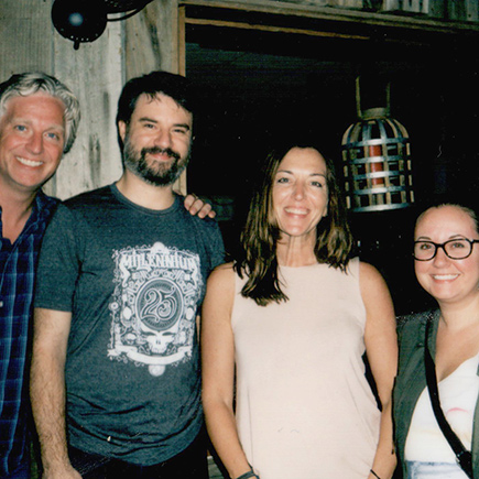 John Hollywood, Nick Lundy, Carolyn, and Lauren Lundy