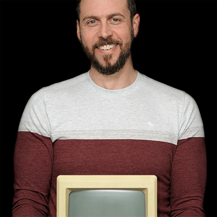 Chuck's first exposure to digital design was using digital design software on a Mac.